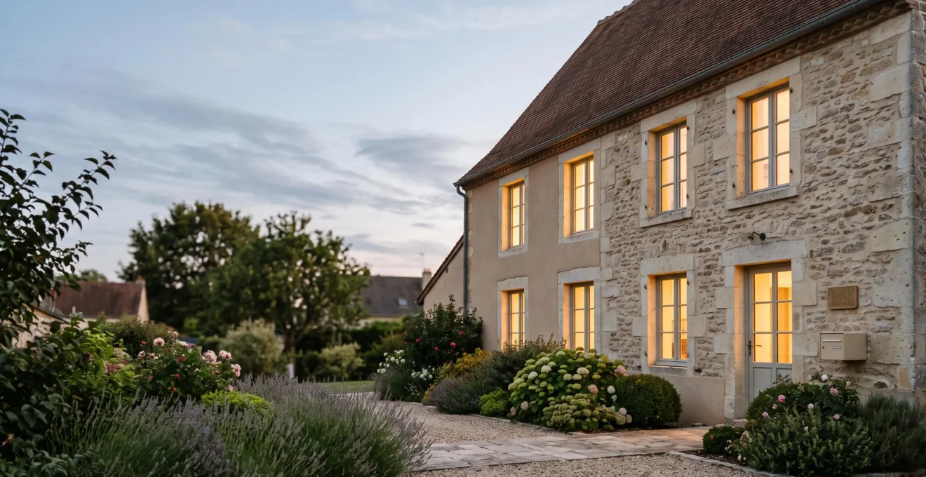 Maison française rénovée énergétiquement, symbole de valorisation immobilière après travaux de rénovation énergétique